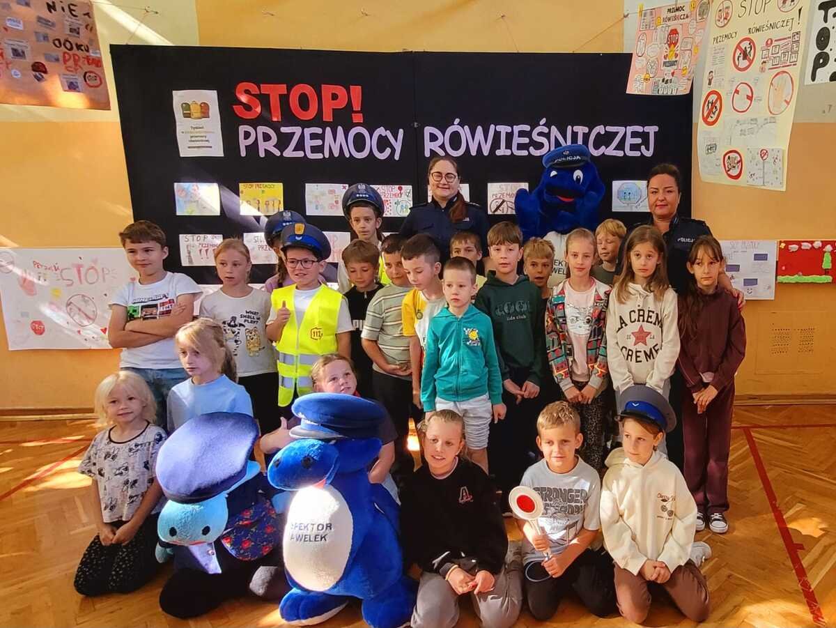 STOP PRZEMOCY RÓWIEŚNICZEJ – akcja profilaktyczno-edukacyjna w Szkole Podstawowej w Brzesku