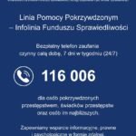Ogólnopolska Linia Pomocy Pokrzywdzonym – Infolinia Funduszu Sprawiedliwości