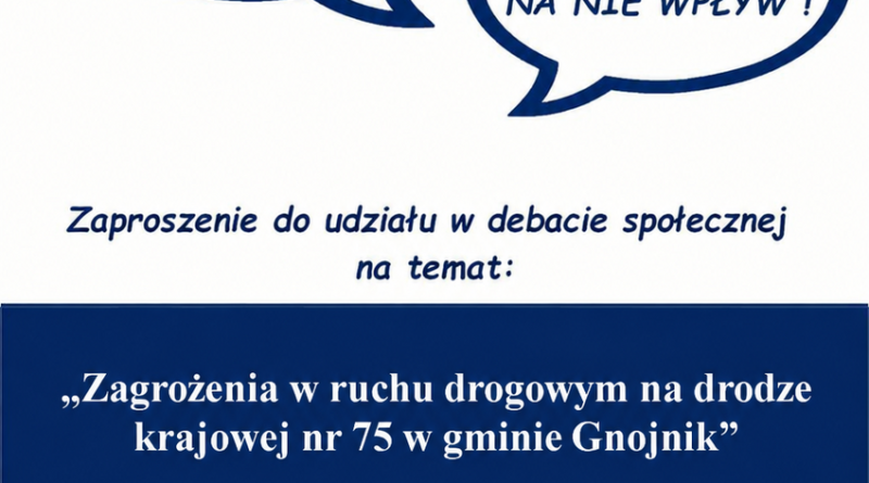Porozmawiajmy o bezpieczeństwie - policjanci zapraszają na debatę społeczną